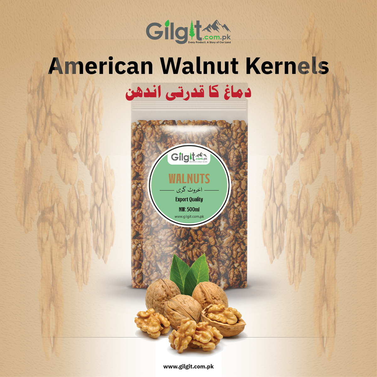 Premium Walnut Kernels – Fresh Akhrot Giri at Best Price in Pakistan | Gilgit.com.pk